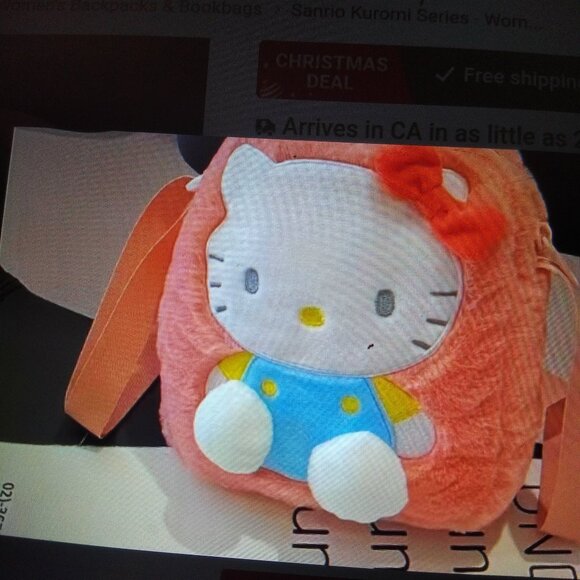 Sanrio Pink and Blue Hello Kitty Mini Bag Girls \ Womens - Picture 1 of 6